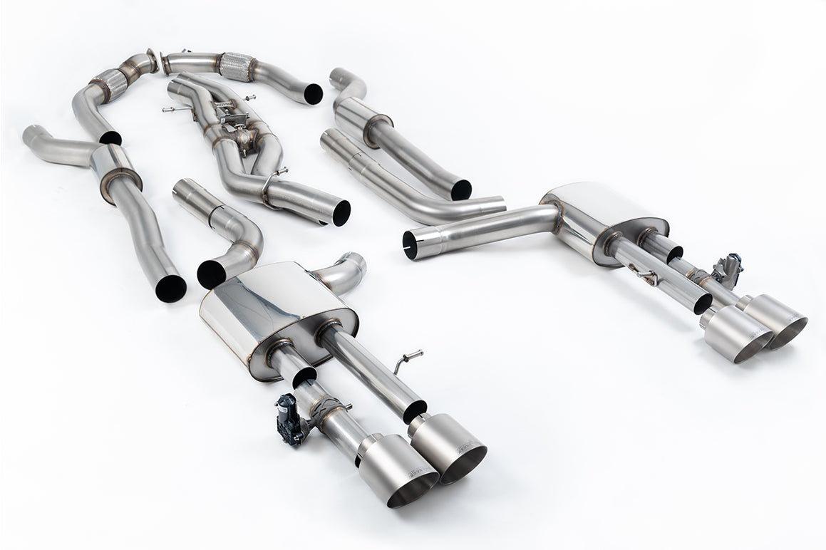 Milltek Sport Auspuffanlage passend für Audi S8 D5 4.0 TFSI V8 Saloon / Sedan - Long Wheel Base (Non OPF/GPF US/ROW Models)