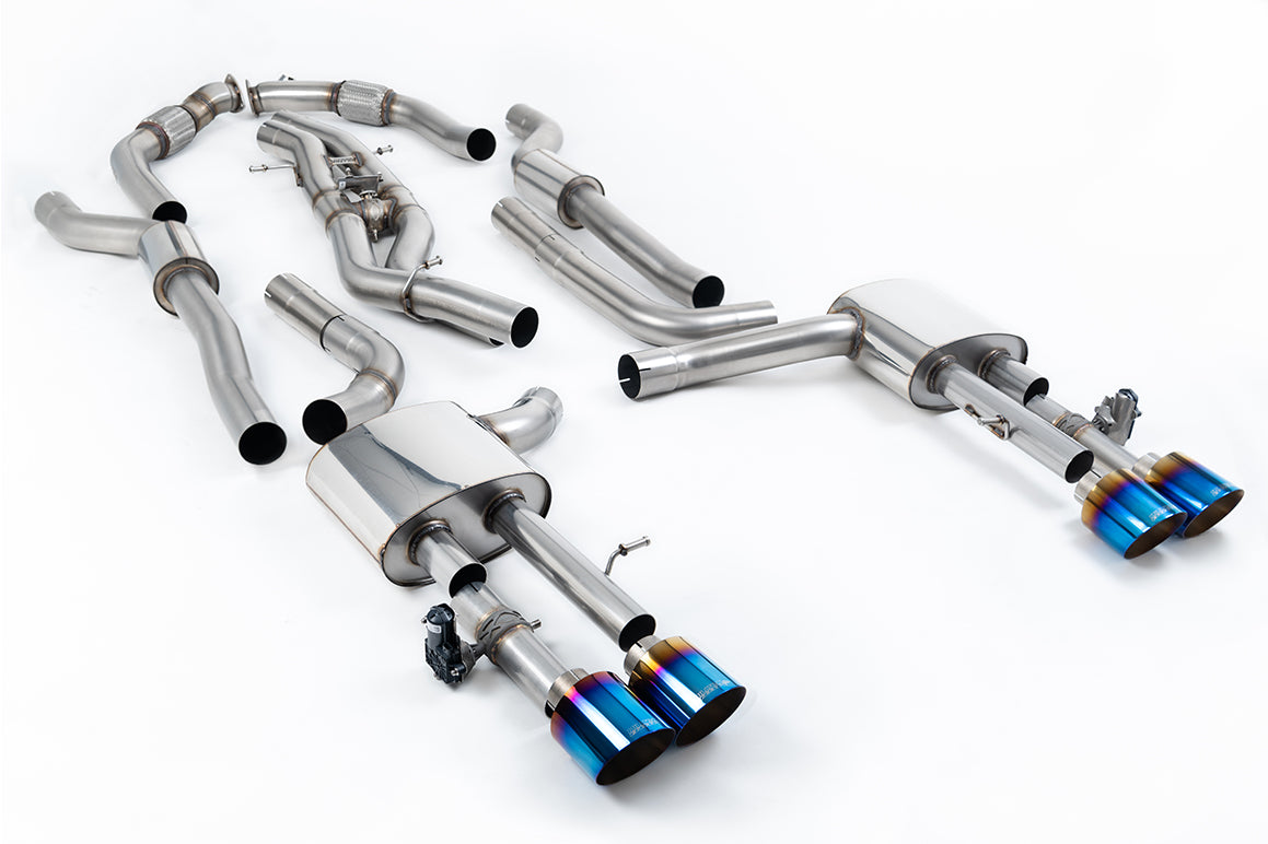 Milltek Sport Auspuffanlage passend für Audi S8 D5 4.0 TFSI V8 Saloon / Sedan - Long Wheel Base (Non OPF/GPF US/ROW Models)