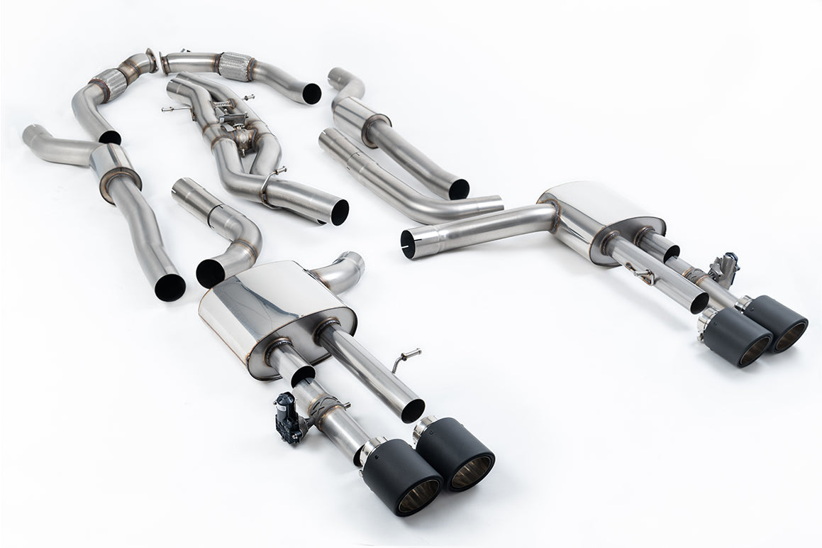 Milltek Sport Auspuffanlage passend für Audi S8 D5 4.0 TFSI V8 Saloon / Sedan - Long Wheel Base (Non OPF/GPF US/ROW Models)