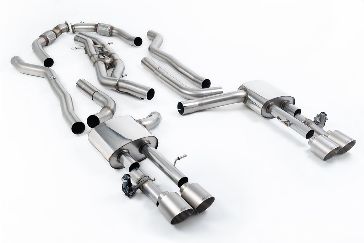 Milltek Sport Auspuffanlage passend für Audi S8 D5 4.0 TFSI V8 Saloon / Sedan - Long Wheel Base (Non OPF/GPF US/ROW Models)