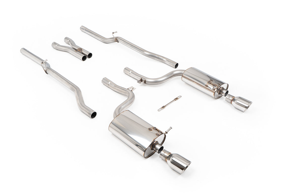 Milltek Sport Sportauspuff passend für Audi S4 4.2 V8 quattro B6 Saloon/Sedan & Cabriolet
