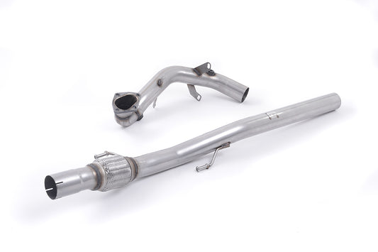 Milltek Sport Downpipe (ohne Kat) passend für Audi A1 1.4 TFSI S line tronic & Seat Ibiza Cupra Bocanegra 1.4 TSI & Skoda ...