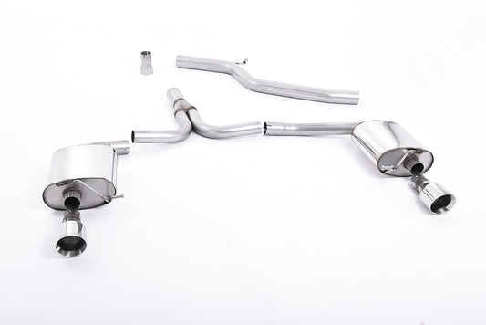 Milltek Sport Auspuffanlage passend für Audi A4 2.0 B8 Saloon and Avant & A5 Coupe