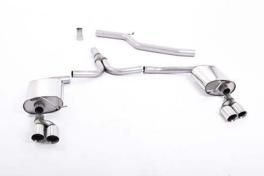 Milltek Sport Auspuffanlage passend für Audi A4 2.0 B8 Saloon and Avant & A5 Coupe