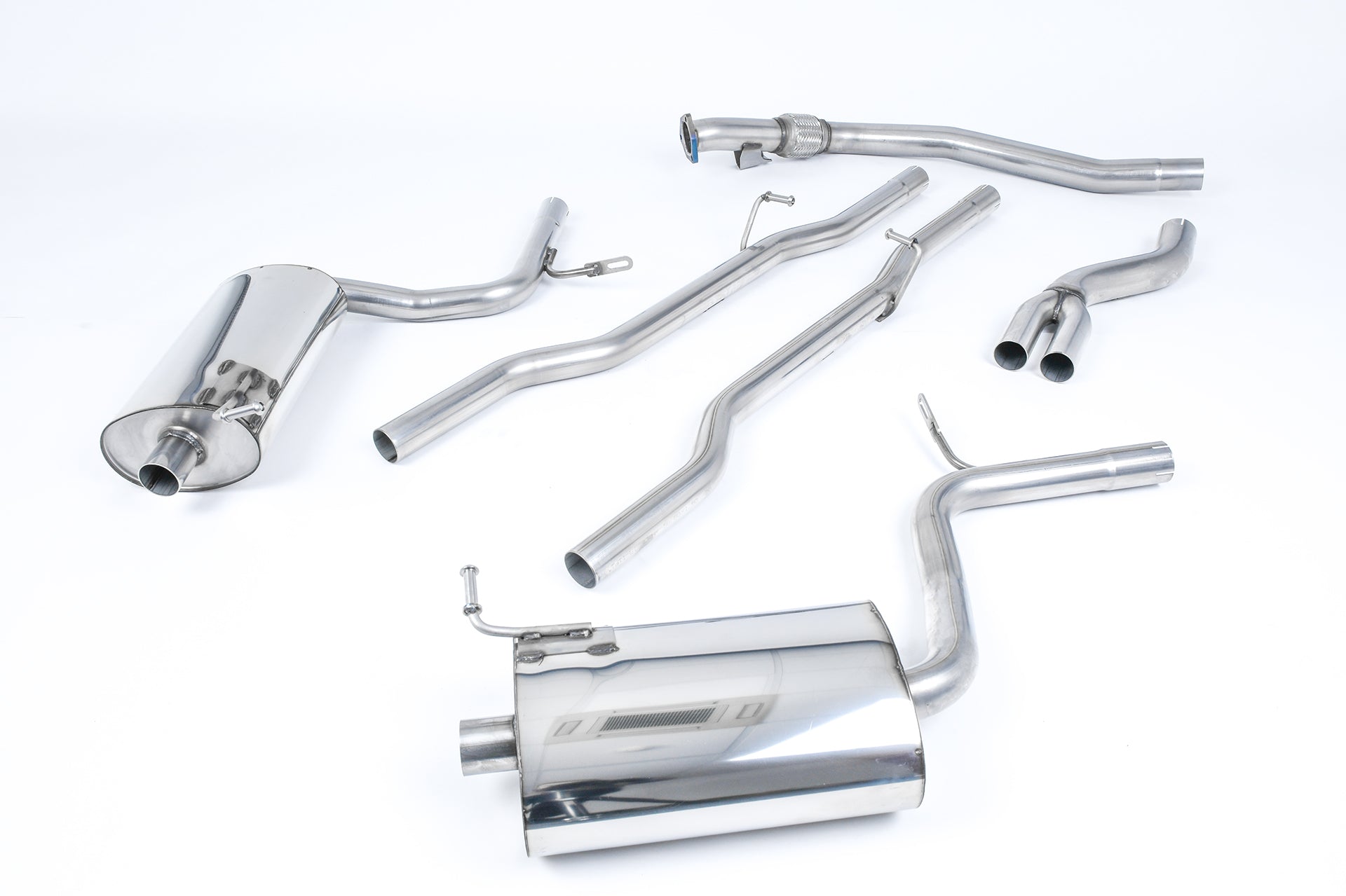 Milltek Sport Auspuffanlage passend für Audi A4 1.8T B6 quattro Saloon Avant