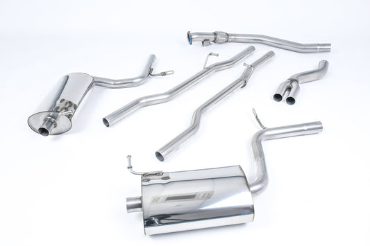 Milltek Sport Auspuffanlage passend für Audi A4 1.8T B6 quattro Saloon Avant