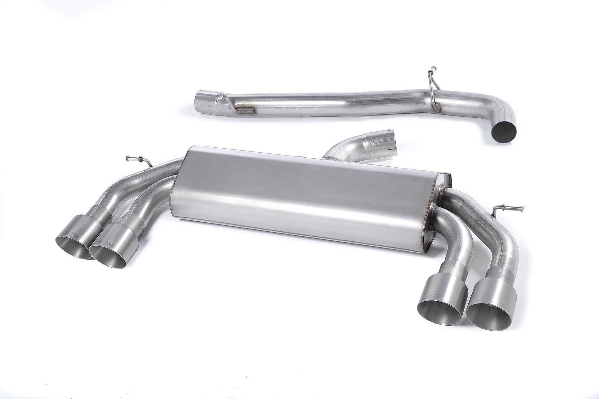 Milltek Sport Sportauspuff passend für Audi S3 2.0 quattro - titan Endrohre