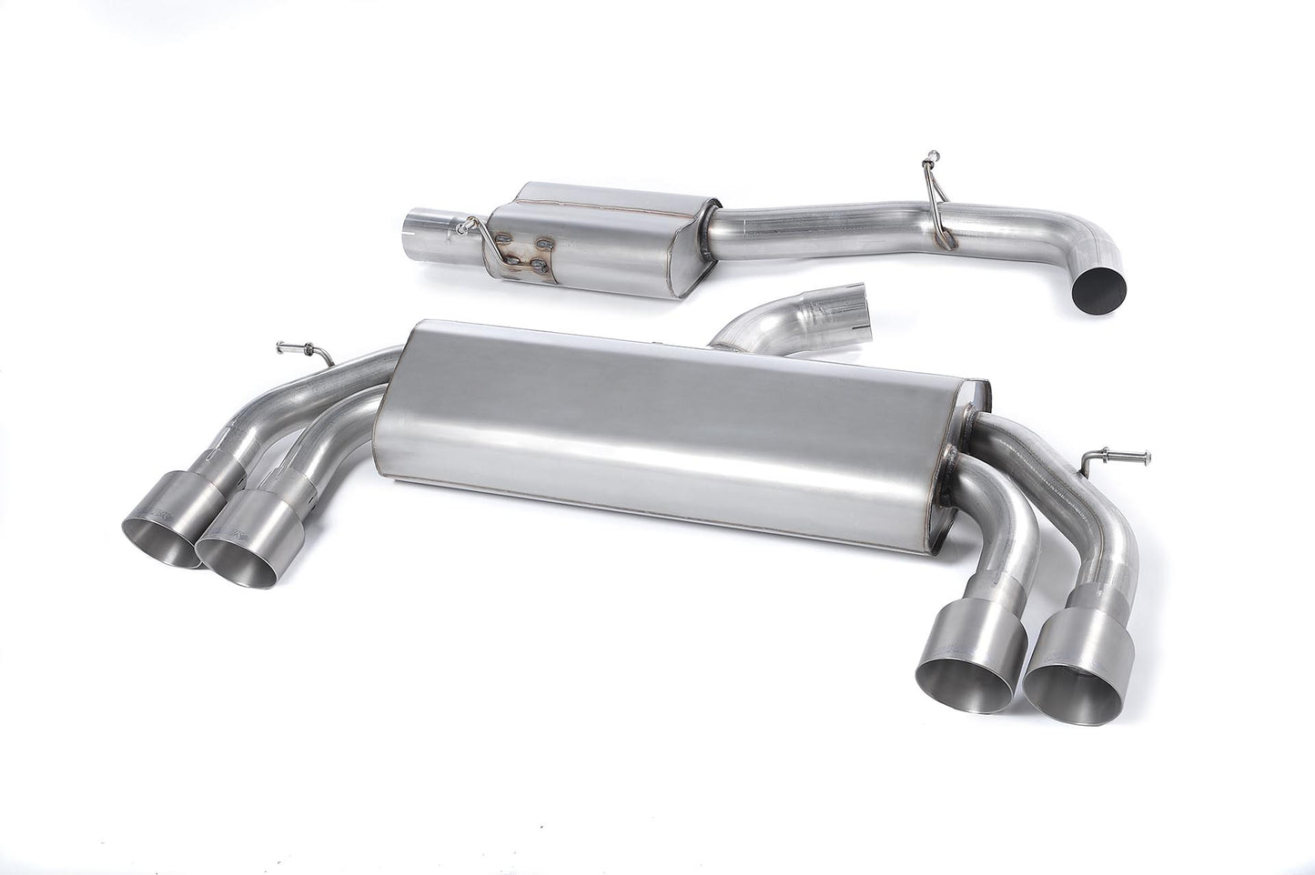 Milltek Sport Sportauspuff passend für Audi S3 2.0 quattro - titan Endrohre