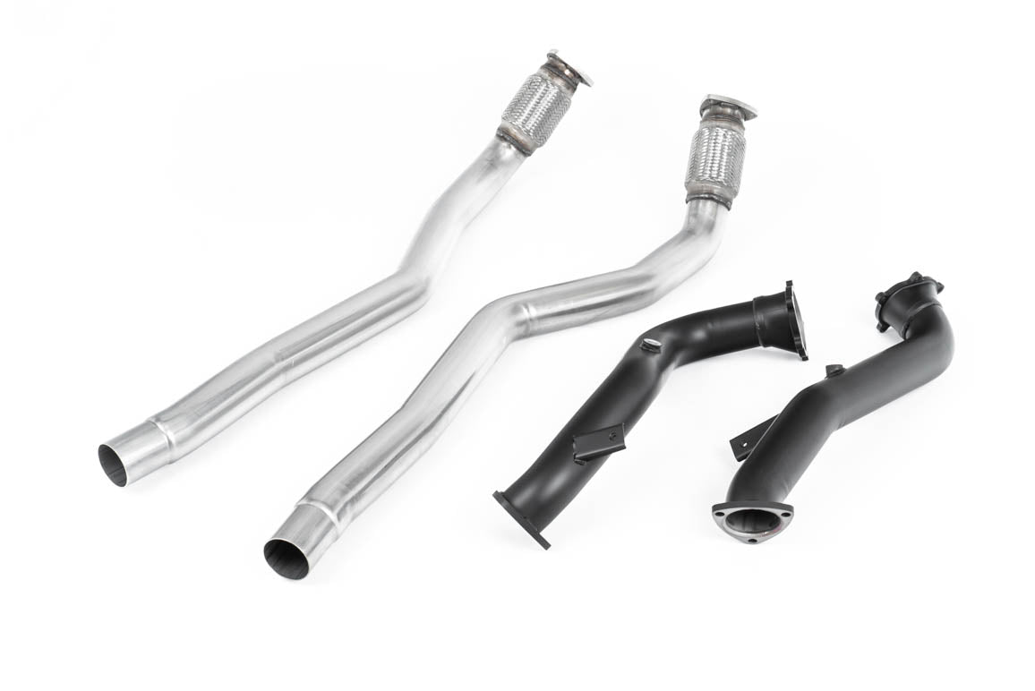 Milltek Sport Downpipe passend für Audi RS6 & RS7 C7 4.0 TFSI bi-turbo & Audi S6 4.0 TFSI C7 & S7 Sportback 76,2mm