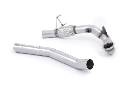 Milltek Sport Downpipe (ohne Kat) passend Audi S1 2.0 TFSI quattro 76,2mm