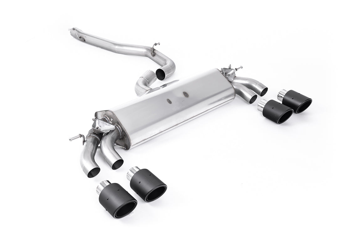 Milltek Sport Sportauspuff passend für Audi S3 2.0 quattro - carbon Endrohre