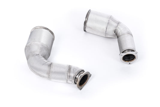 Milltek Sport Downpipe (ohne Kat) passend für Audi RS4 RS5 B9 2.9 V6 Turbo Avant 70mm