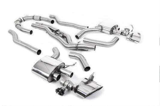 Milltek Sport Sportauspuff passend für Audi RS6+7 C8 4.0 V8 bi-turbo Performance Edition - polierte Endrohre