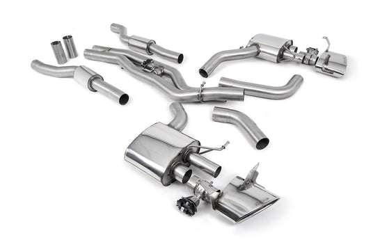 Milltek Sport Auspuffanlage passend für Audi RS6 C8 4.0 V8 bi-turbo in Performance Edition (Non OPF/GPF Models - USA/ROW M...