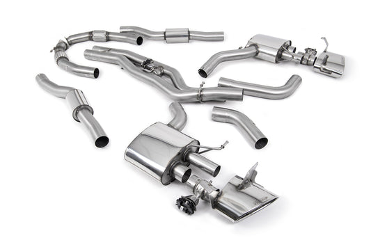 Milltek Sport Auspuffanlage passend für Audi RS6 C8 4.0 V8 bi-turbo in Performance Edition (Non OPF/GPF Models - USA/ROW M...