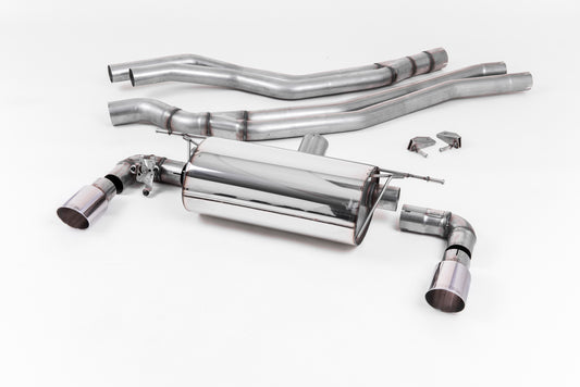 Milltek Sport Auspuffanlage passend für BWM 1 M140i F20&F21 - polierte Endrohre