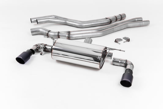 Milltek Sport Auspuffanlage passend für BWM 1 M140i F20&F21 - schwarze Endrohre