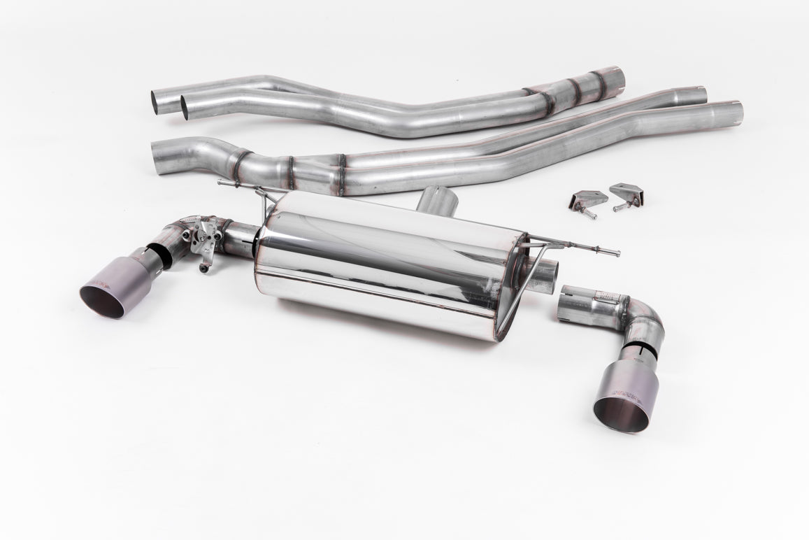 Milltek Sport Auspuffanlage passend für BWM 1 M140i F20&F21 - titan Endrohre