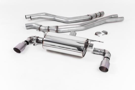 Milltek Sport Auspuffanlage passend für BWM 1 M140i F20&F21 - titan Endrohre
