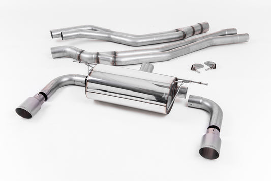 Milltek Sport Auspuffanlage passend für BWM M2 M240i Coupe F22 - titan Endrohre