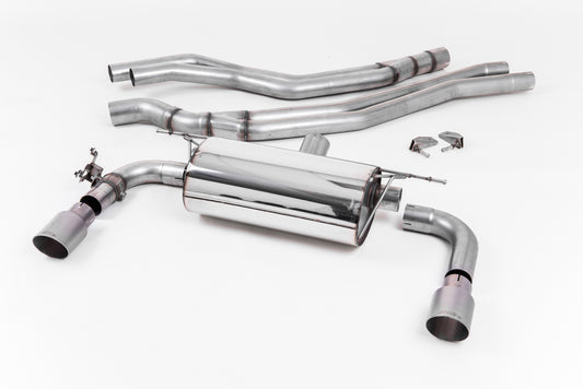 Milltek Sport Auspuffanlage passend für BWM M2 M240i Coupe F22 - titan Endrohre