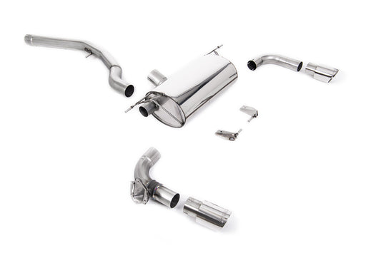 Milltek Sport Auspuffanlage passend für BWM M2 M240i Coupe F22 - polierte Endrohre