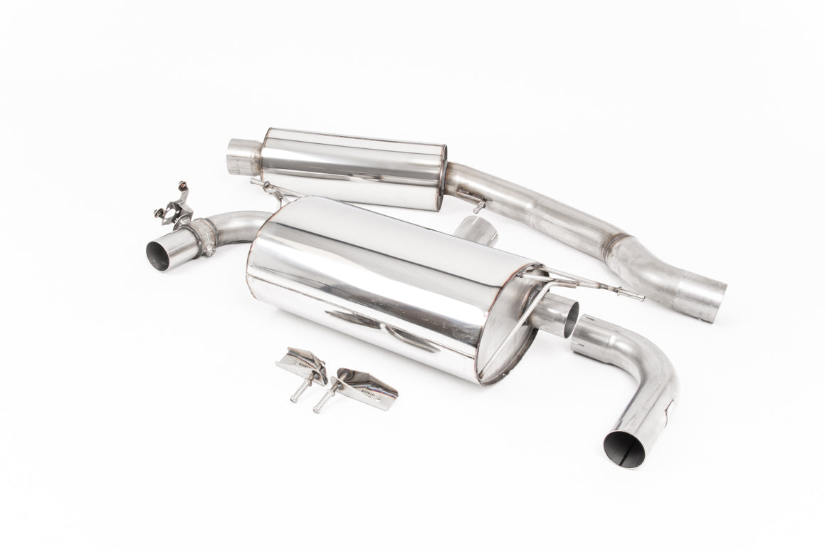 Milltek Sport Abgasanlage passend für BMW 2er F22 M240i Coupé OPF Modelle - 2 x Jet 90 Carbon