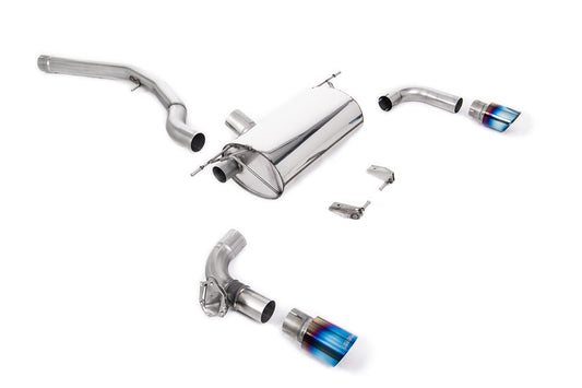 Milltek Sport Auspuffanlage passend für BWM M2 M240i Coupe F22 - titan geflämmte Endrohre