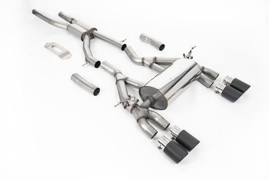 Milltek Sport Auspuffanlage passend für BMW M3 F80 Competition CS & M4 F82 F83 Competition Coupé OPF Modelle - carbon Endr...