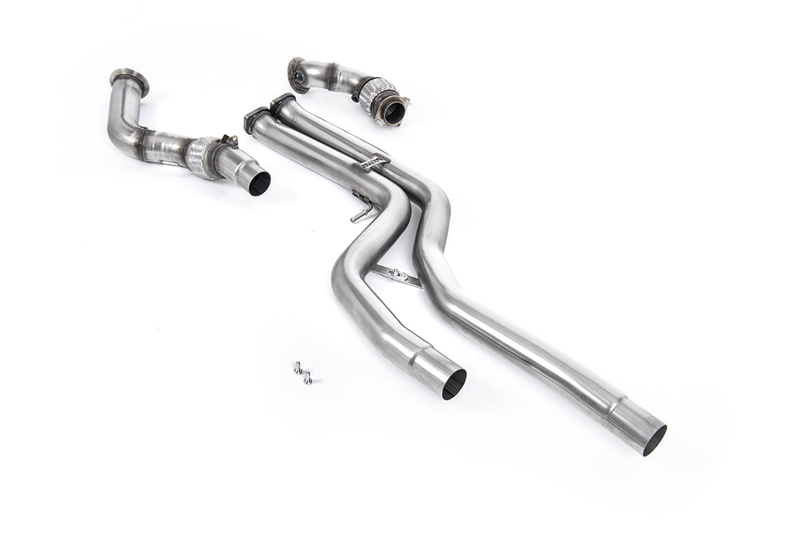 Milltek Sport Downpipe ohne Katalysator passend für BMW M3 & M4 F80/82/83 Coupe Convertible Competition CS Saloon