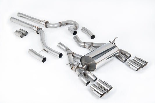 Milltek Sport Auspuffanlage passend für BMW M3 & M4 F80/F82/F83 Competition Coupe/Saloon - polierte Endrohre