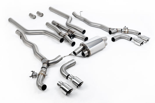 Milltek Sport Auspuffanlage passend für BMW M5 Competition 4.4l Twin Turbo F90 - polierte Endrohre