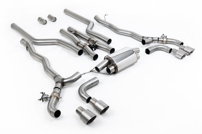 Milltek Sport Auspuffanlage passend für BMW M5 Competition 4.4l Twin Turbo F90 - titan gebürstete Endrohre