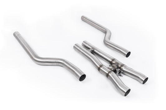 Milltek Sport Downpipe ohne Katalysator passend für BMW M8 Competition 4.4l V8 Twin Turbo F91 & F92 Coupe & Cabrio