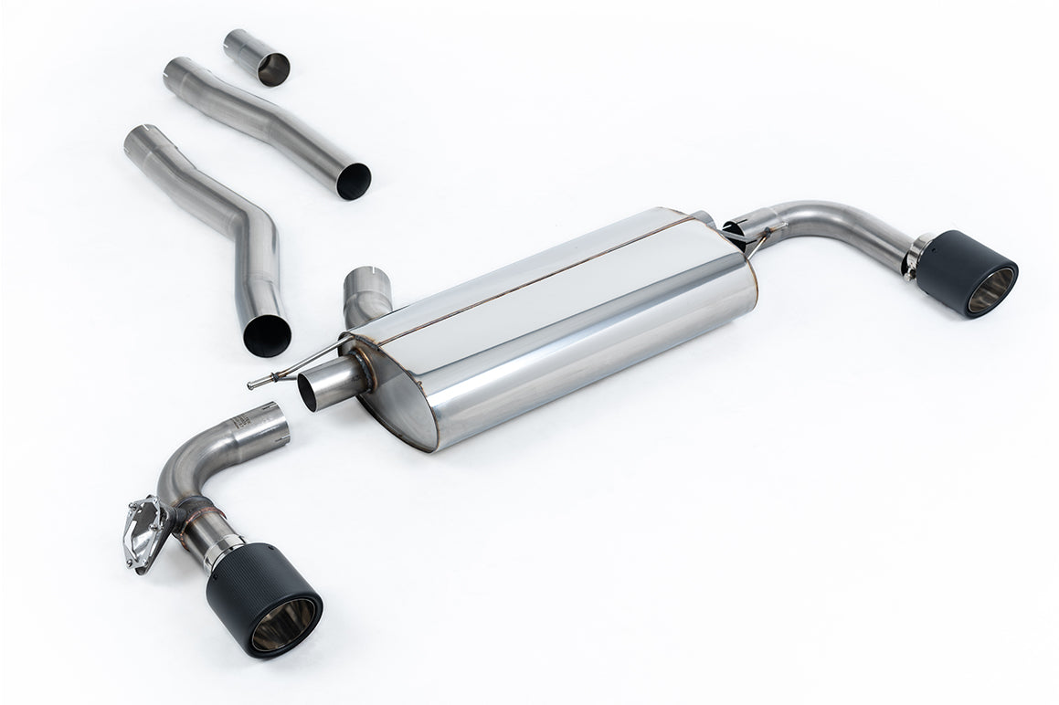 Milltek Sport Abgasanlage passend für BMW 1er F40 128ti - carbon Endrohre