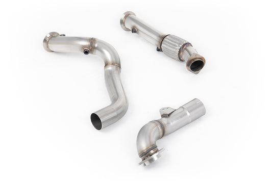 Milltek Sport Downpipe (ohne Kat) passend für BMW 2 Series M2 Coupe G87 S58 3 Series G80 G81 M3 Competition S58 3.0 & M4 G...