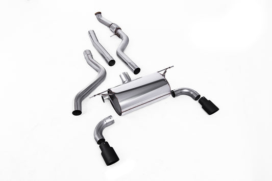 Milltek Sport Auspuffanlage passend für BWM 1 M135i F21&F20 - schwarze Endrohre