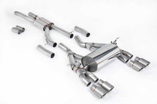 Milltek Sport Auspuffanlage passend für BMW M3 & M4 F80/F82/F83 Competition Coupe/Saloon - titan Endrohre