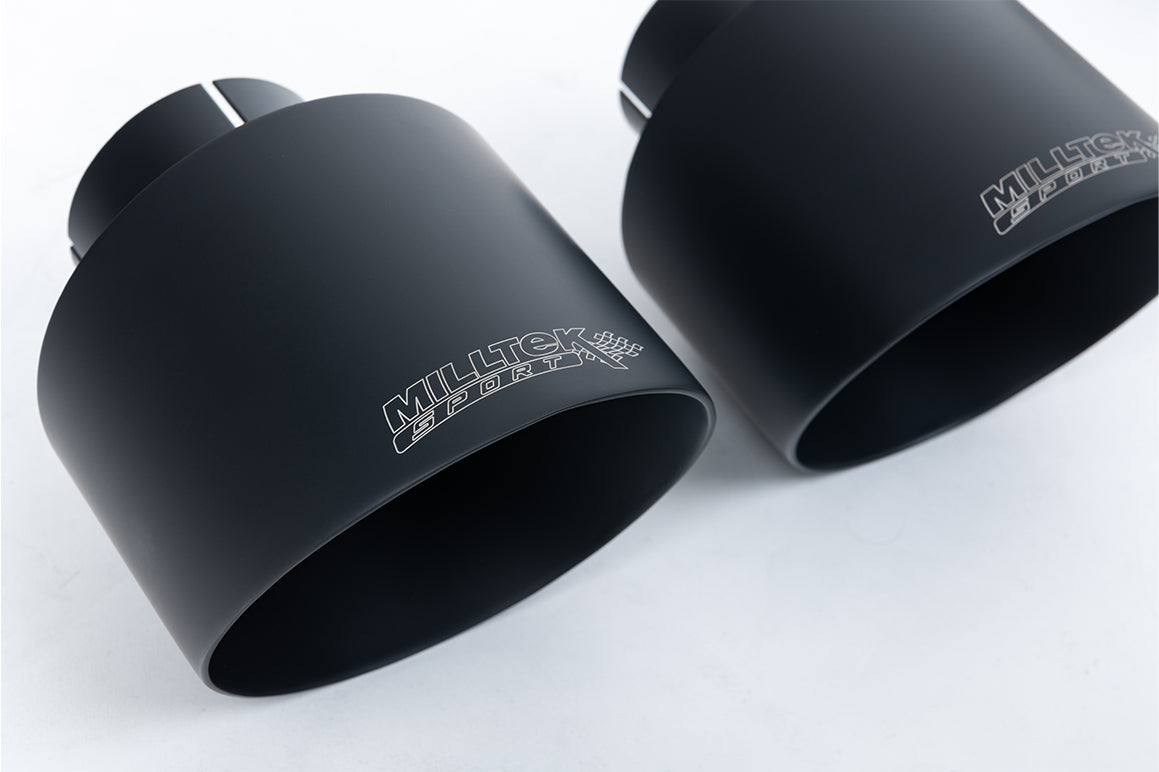 Milltek Sport Auspuffanlage passend für Dogde RAM 5.7L 1500 HEMI V8 5th Gen - schwarze Endrohre