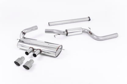 Milltek Sport Auspuffanlage passend für Ford Focus Mk3 ST 2.0 - titan Endrohre