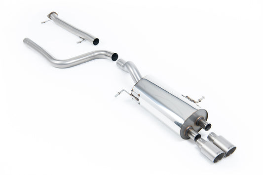 Milltek Sport Abgasanlage passend für Ford Fiesta Mk7/7.5 ST 1.6T - non-resonated - titan Endrohre