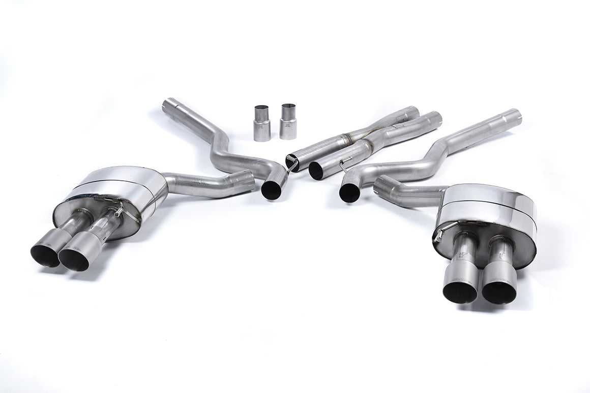 Milltek Sport Auspuffanlage passend für Ford Mustang 5.0 V8 GT Fastback - titan Endrohre