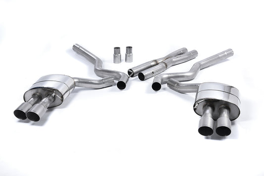 Milltek Sport Auspuffanlage passend für Ford Mustang 5.0 V8 GT Fastback - titan Endrohre