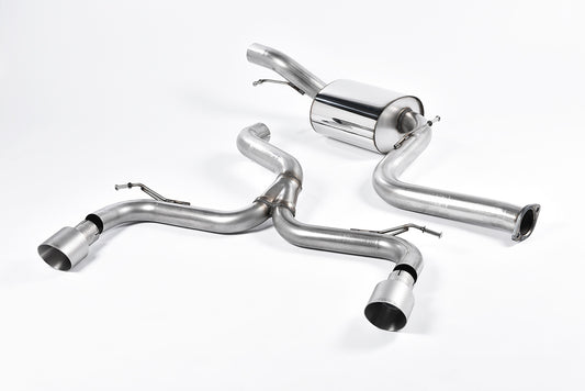 Milltek Sport Auspuffanlage passend für Ford Focus Mk2 ST 225 - titan Endrohre
