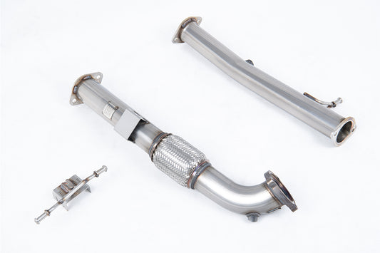 Milltek Sport Downpipe (ohne Kat) passend für Ford Focus Mk2 ST 225 76,2mm