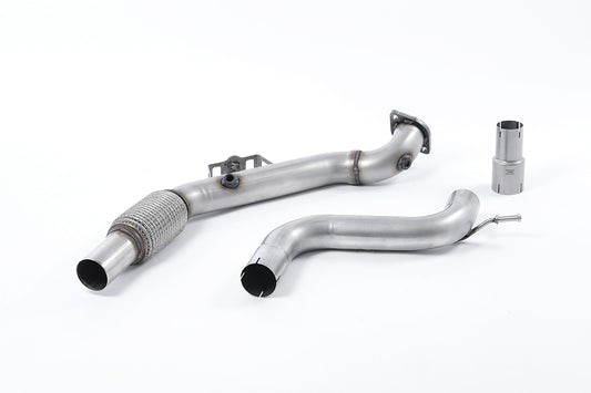 Milltek Sport Downpipe (ohne Kat) passend für Ford Mustang 2.3 S550/S650 Fastback 70mm