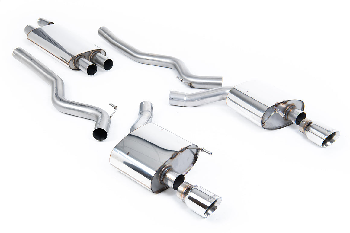 Milltek Sport Auspuffanlage passend für Ford Mustang 2.3 S650 - polierte Endrohre