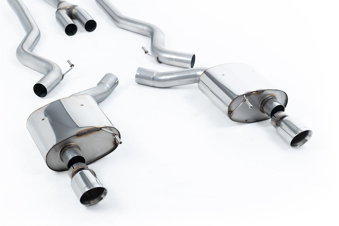Milltek Sport Auspuffanlage passend für Ford Mustang 2.3 S550/S650 Fastback - polierte Endrohre