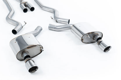 Milltek Sport Auspuffanlage passend für Ford Mustang 2.3 S550/S650 Fastback - polierte Endrohre