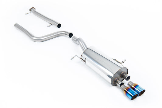 Milltek Sport Abgasanlage passend für Ford Fiesta Mk7/7.5 ST 1.6T - non-resonated - titan geflämmte Endrohre